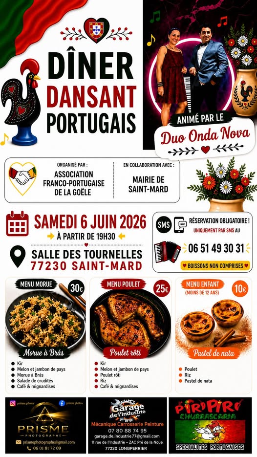 Fête Franco portugaise - diner dansant