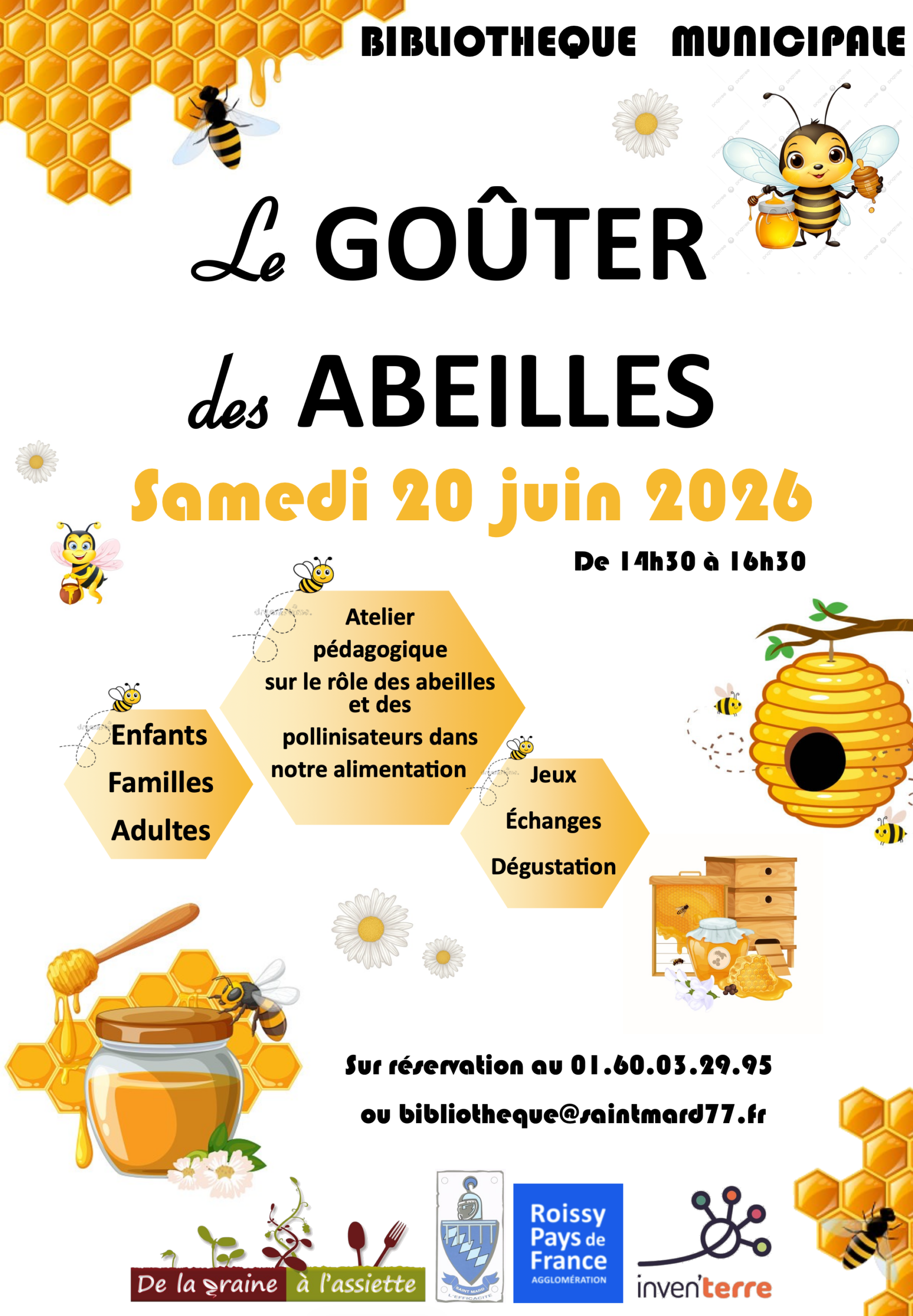 Bibliothèque - Le goûter des abreilles