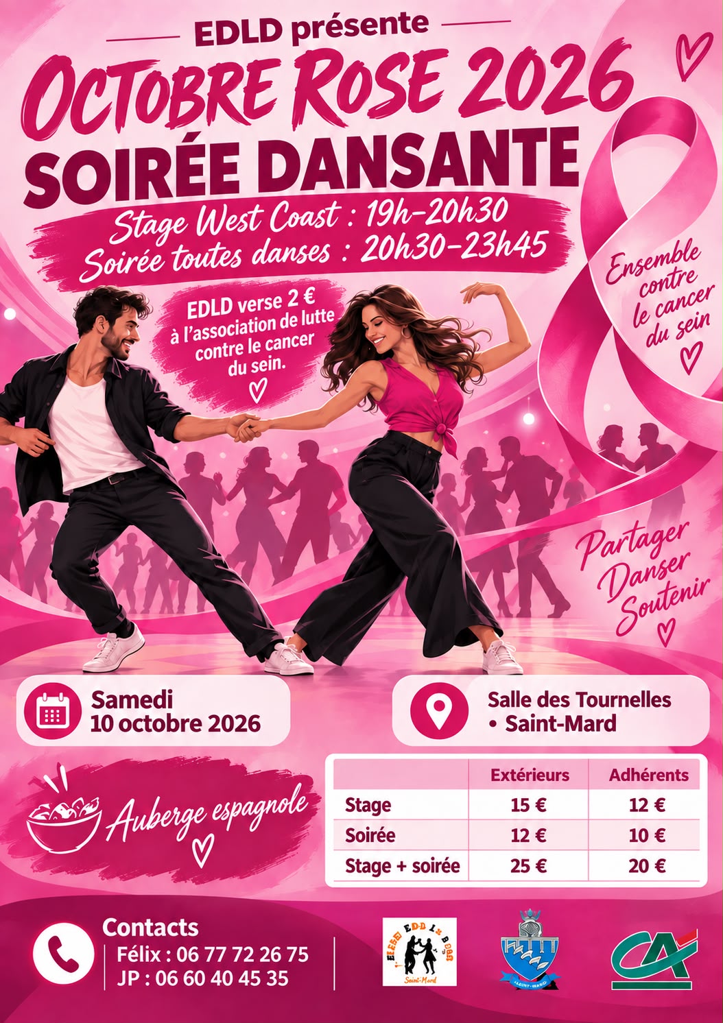 Octobre Rose – Soirée dansante